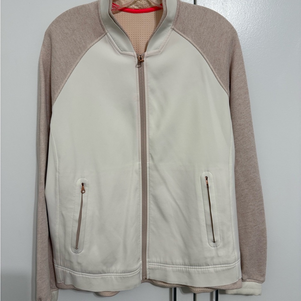 lululemon athletica Cream and Tan Jacket